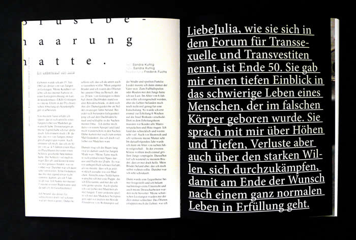Portfolio / Projekt / Der Biesel / Editorial